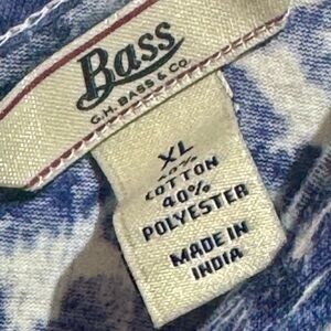 Bass Blue and White Tie-Dye Denim Jacket